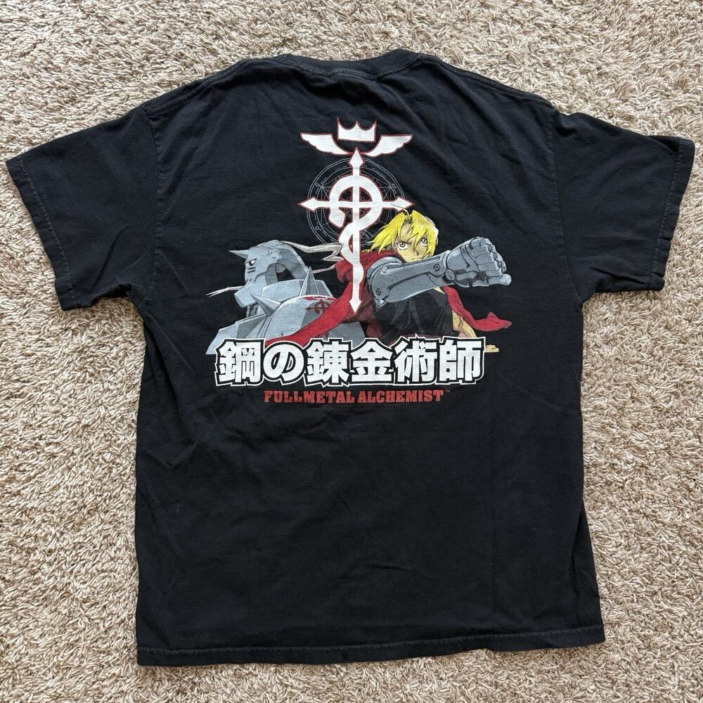 Full Metal Alchemist Vintage Y2K 2005 Funimation Promo Tee Anime Manga Size M
